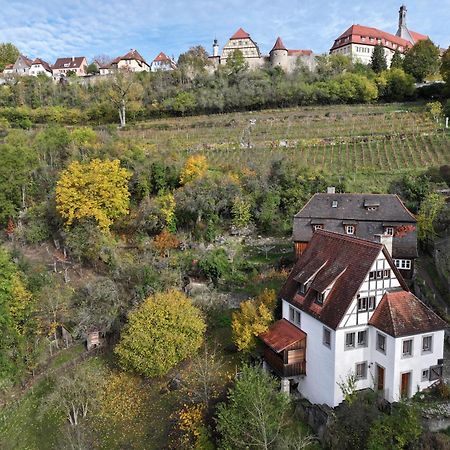 Ferienhaus Kobolzeller Schloesschen A.D.Weinsteige 罗滕堡 外观 照片